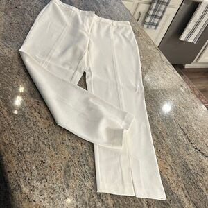 J. McLaughlin Cream Wide Leg Pants